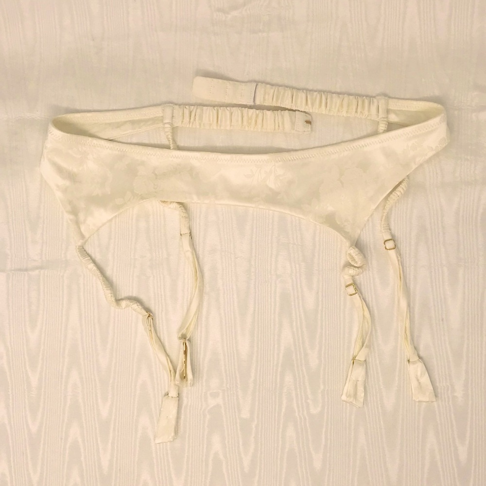 🧡 Y2K Very Sexy Satin Jacquard Garter Belt 🧡